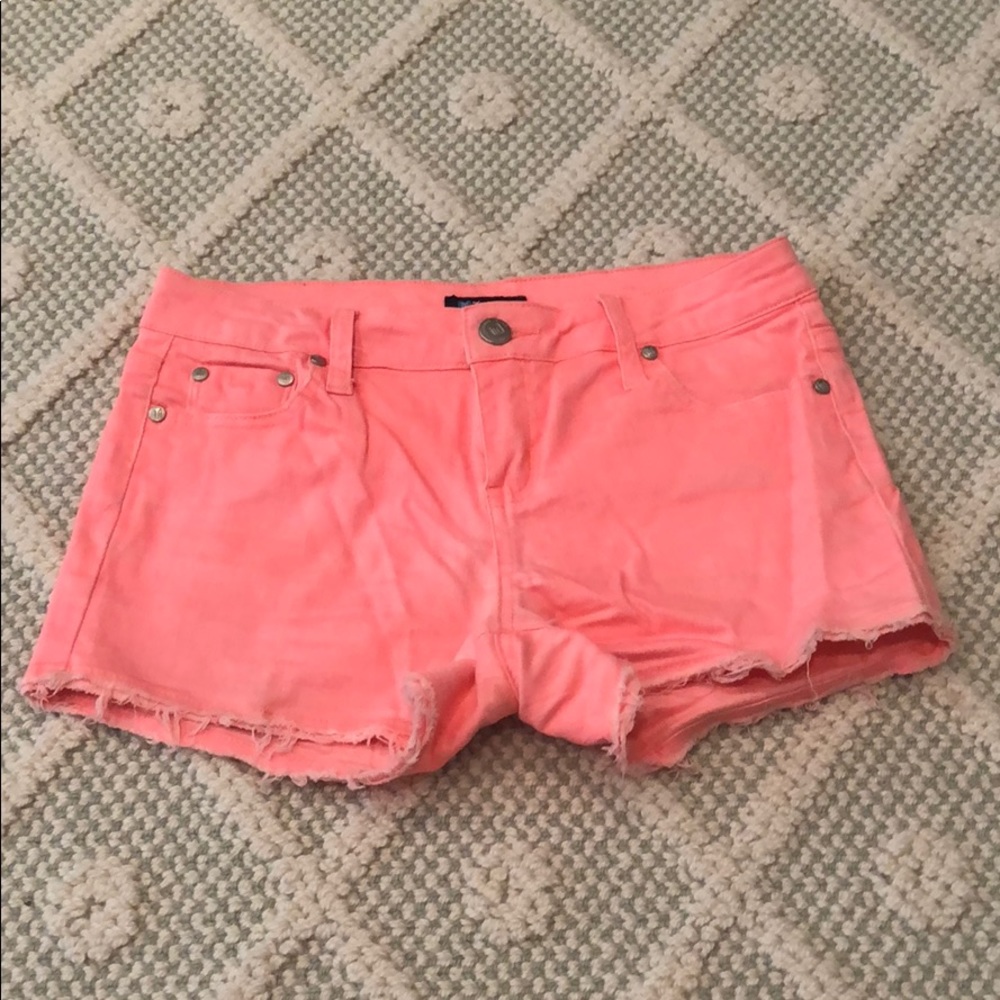 Pink/salmon girls Tractor shorts